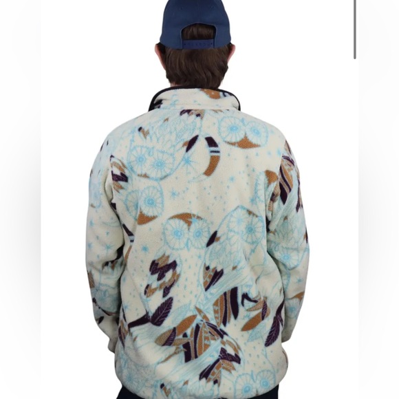 Patagonia Vintage Rare Owl Patterned Fleece Pullover - Picture 10 of 13